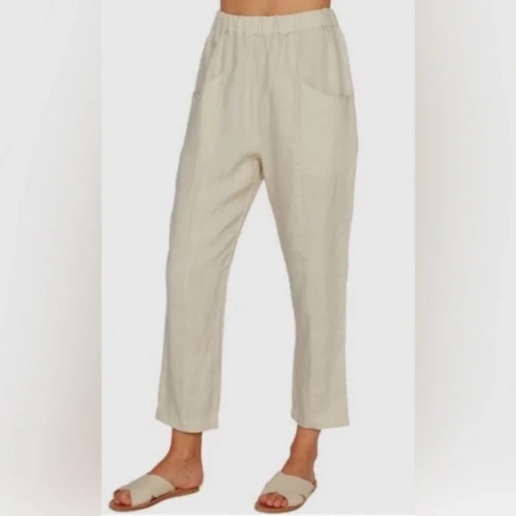 NWT Linen High Waisted Pants